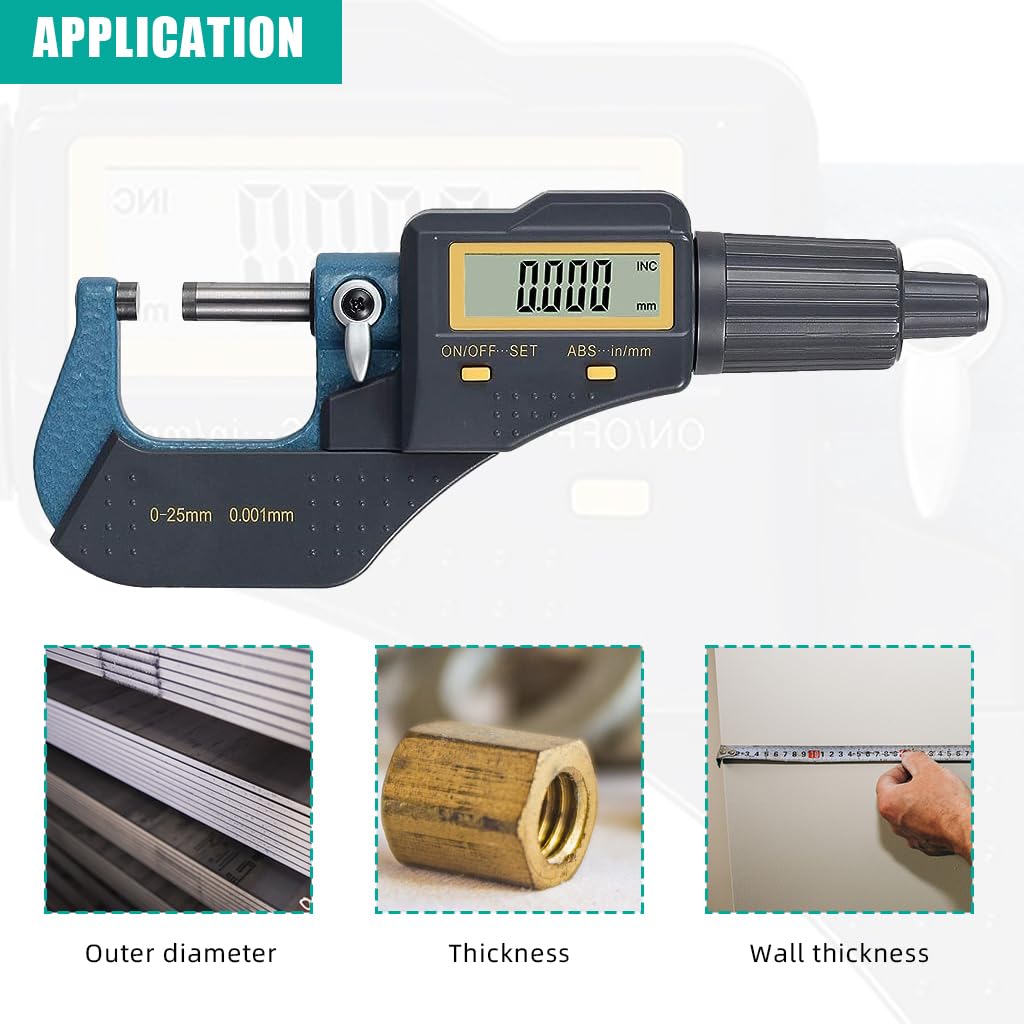 Serplex Digital Micrometer 0.00005 Serplex Digital Micrometer 0.00005